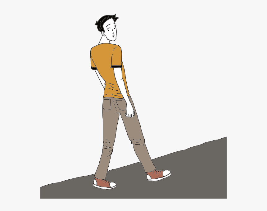 Walking Backwards Dreams - Someone Walking Backwards, HD Png Download, Free Download