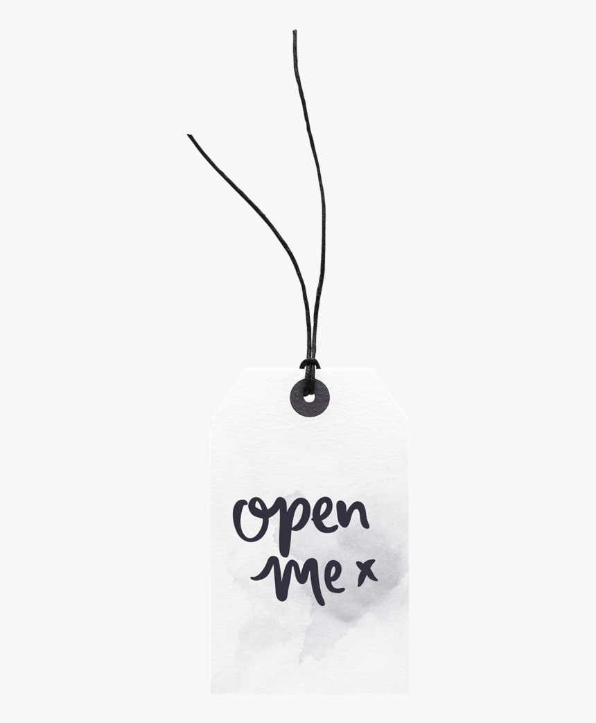 Emma Kate Gift Tag Open Me- - Still Life Photography, HD Png Download, Free Download