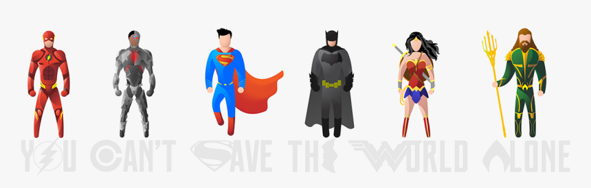 Transparent Justice League Png - Superman Vs Justice League Minimals, Png Download, Free Download