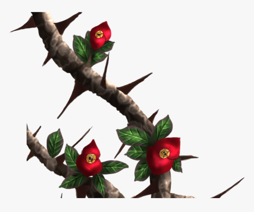 Thorn Vines Crown Of Thorns Painted By Dameodessastock - Roses And Thorns Png, Transparent Png, Free Download