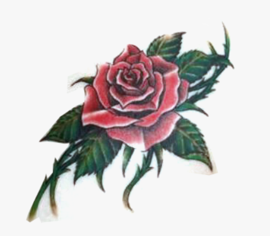 Rose And Thorns Tattoos Pictures And Cliparts, Download - Rose Tattoo For Women Chest, HD Png Download, Free Download