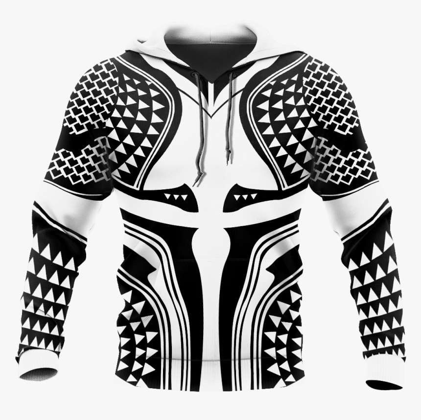 Aquaman Tattoos Hoodie Pl202 - Monochrome, HD Png Download, Free Download