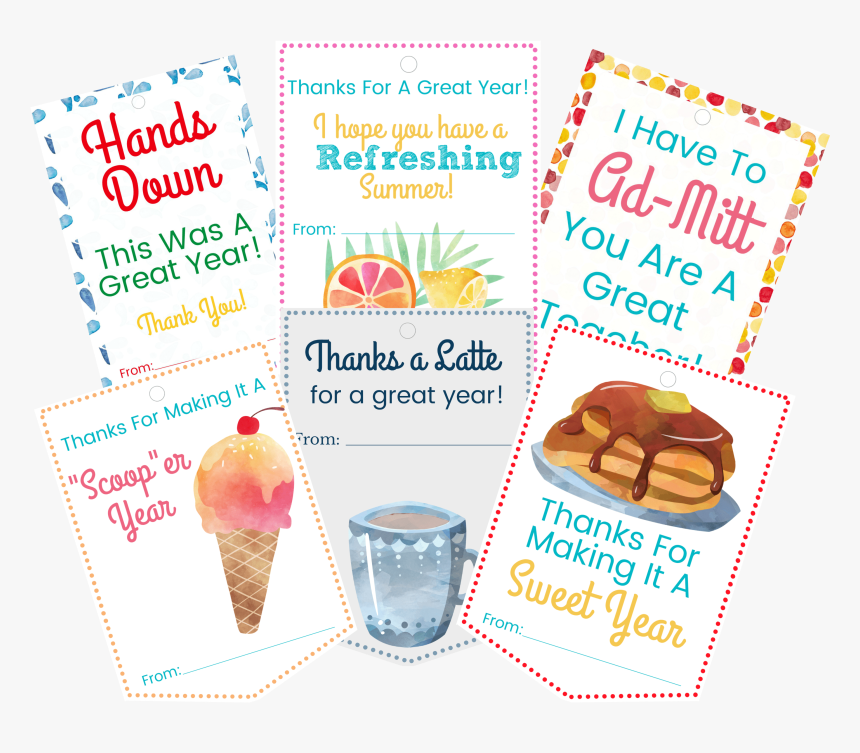 Teacher Thank You Ice Cream, HD Png Download, Free Download