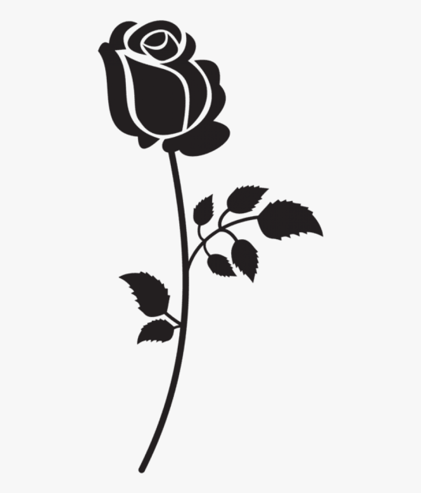 Free Png Rose Silhouette Png Images Transparent, Png Download, Free Download