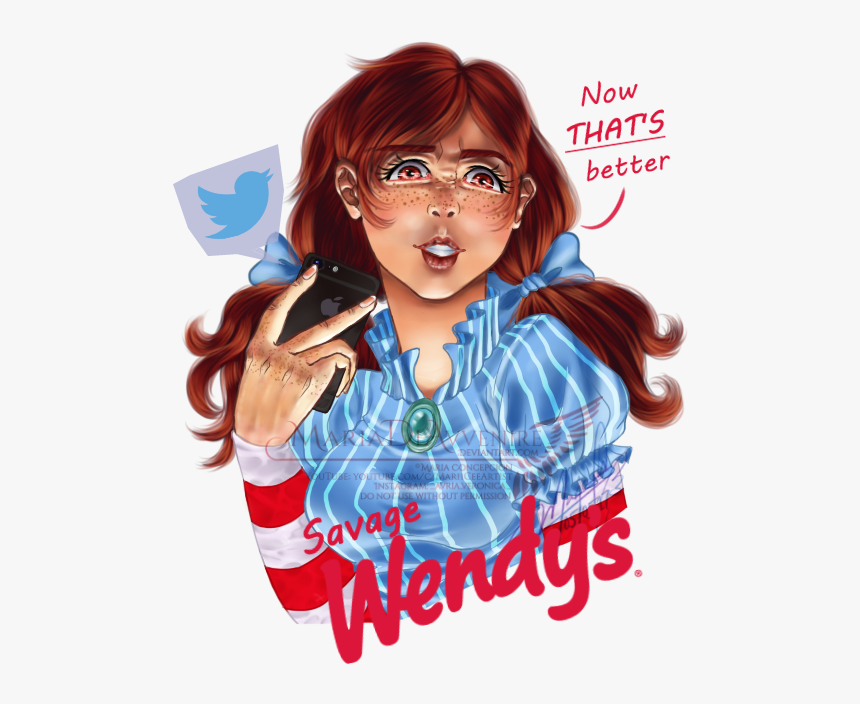 Transparent Wendy's Girl, HD Png Download, Free Download