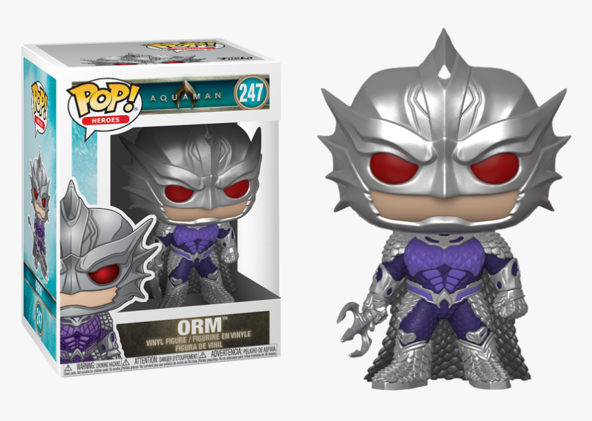 Transparent Aquaman Png - Funko Pop Aquaman Orm, Png Download, Free Download