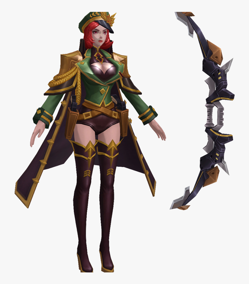 - Miya Captain Thorns Mobile Lengends Mmd Dl - Mobile Legends Miya Captain Thorns, HD Png Download, Free Download