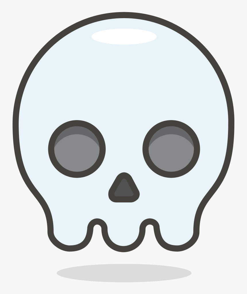 File - 089-skull - Svg - Emoji Tengkorak, HD Png Download, Free Download