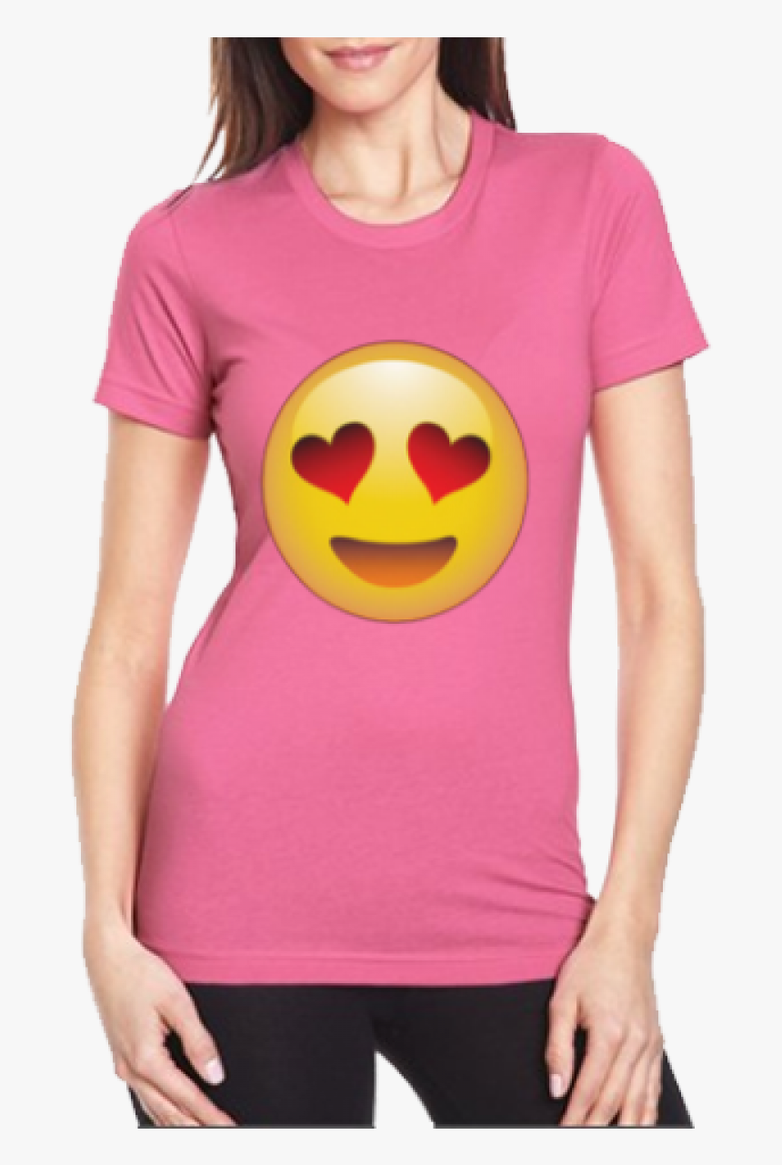 Emoji Heart Eye Smiling Wtees Availability - Pjmasks Birthday T Shirt, HD Png Download, Free Download