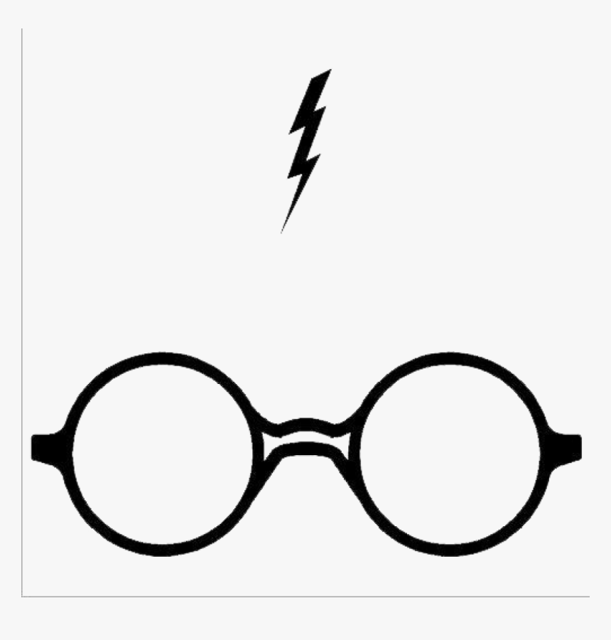 Glasses Clipart Scar - Harry Potter Glasses Transparent, HD Png Download, Free Download