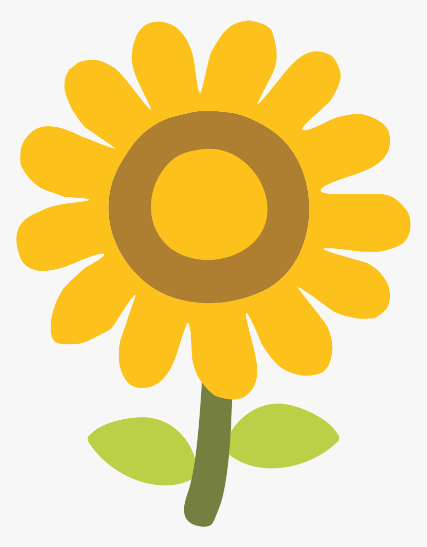 Transparent Sunflower Clipart - Transparent Sunflower Cute Png, Png Download, Free Download