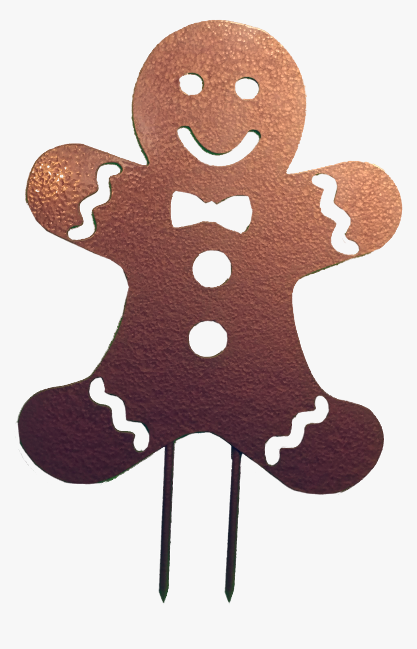 Gingerbread Man Biscuits Scalable Vector Graphics - Christmas Gingerbread Man Silhouette, HD Png Download, Free Download