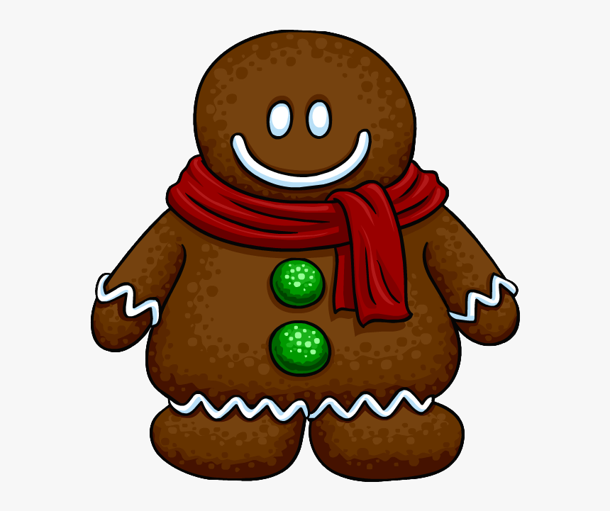 Dojo Clipart Gingerbread - Gingerbread Man Clipart Png, Transparent Png, Free Download