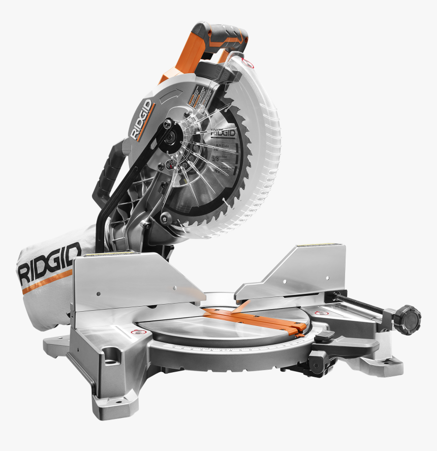 Transparent Saw Png - Ridgid 10 Miter Saw, Png Download, Free Download