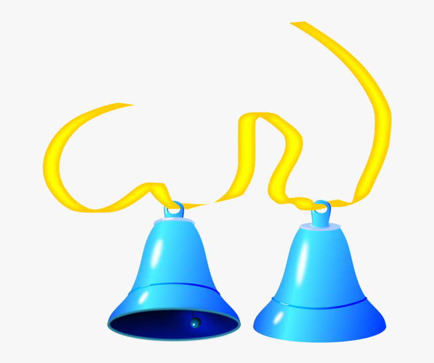 Yellow,line,bell - Blue Bells Cartoon, HD Png Download, Free Download