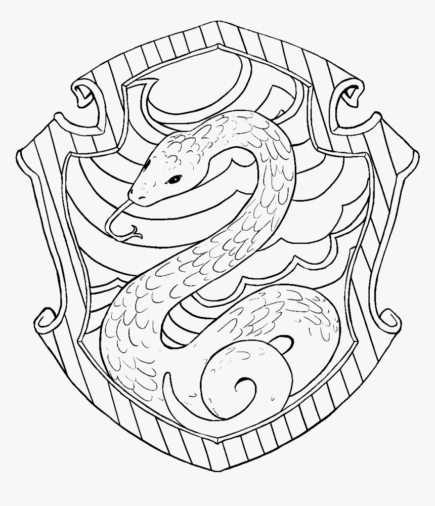 Gryffindor Crest Png - Harry Potter Easy Drawing, Transparent Png, Free Download
