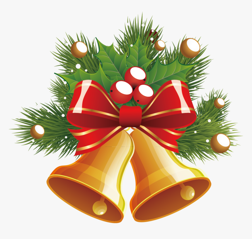 Christmas Drawing Clip Art - Christmas Bells Png, Transparent Png, Free Download