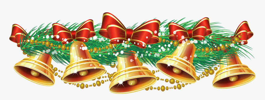 Graphic Transparent Stock Free Christmas Bell Clipart - Christmas Bell Gold Background Png, Png Download, Free Download