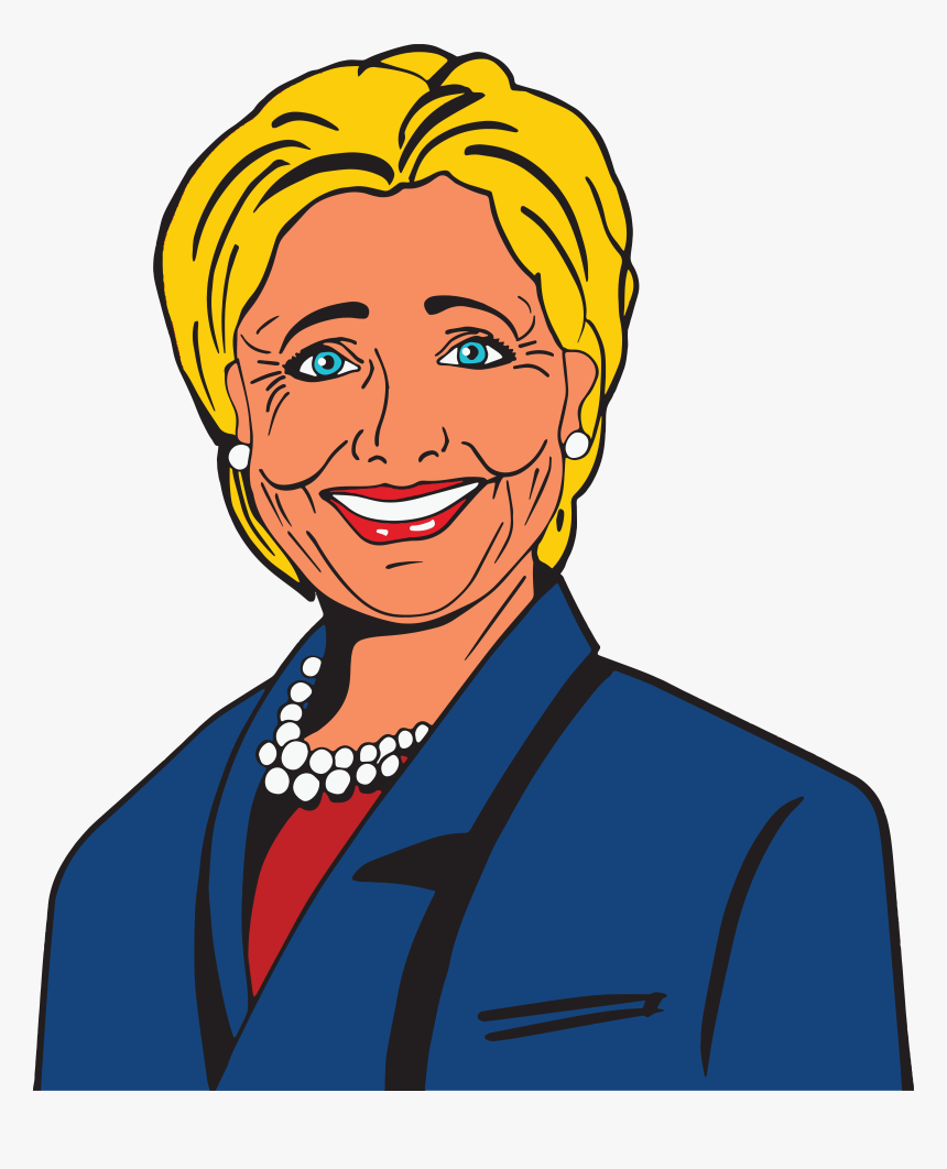 Free Clipart Of Hillary Clinton, HD Png Download, Free Download