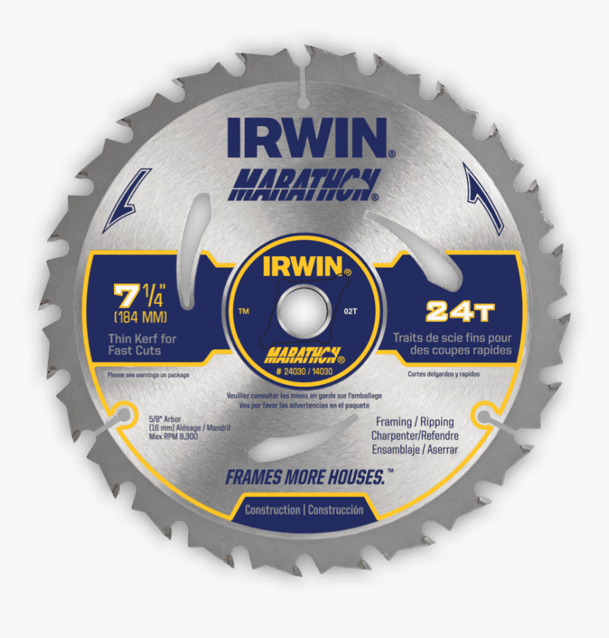 Marathon® Circular Saw Blades - Circular Saw, HD Png Download, Free Download