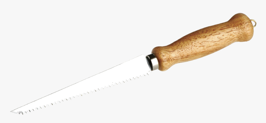 Wallboard Tools Wooden Handled Keyhole Saw - Hunting Knife, HD Png Download, Free Download