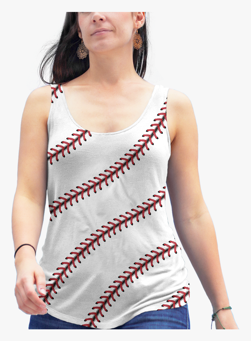 Baseball Stitch Racerback Tank Top - Photo Shoot, HD Png Download, Free Download