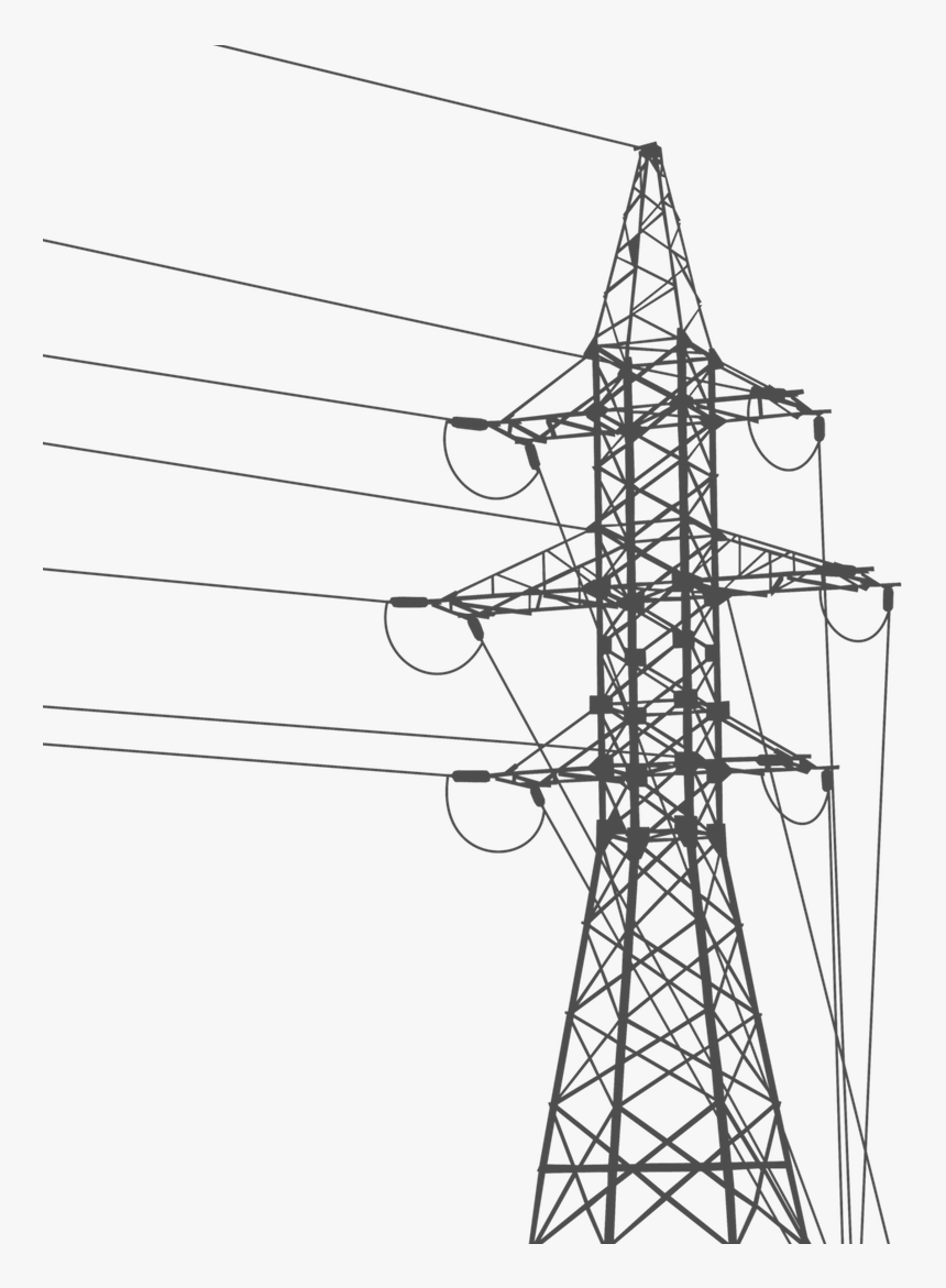 Power Lines Png - Electric Tower Transparent Background, Png Download, Free Download