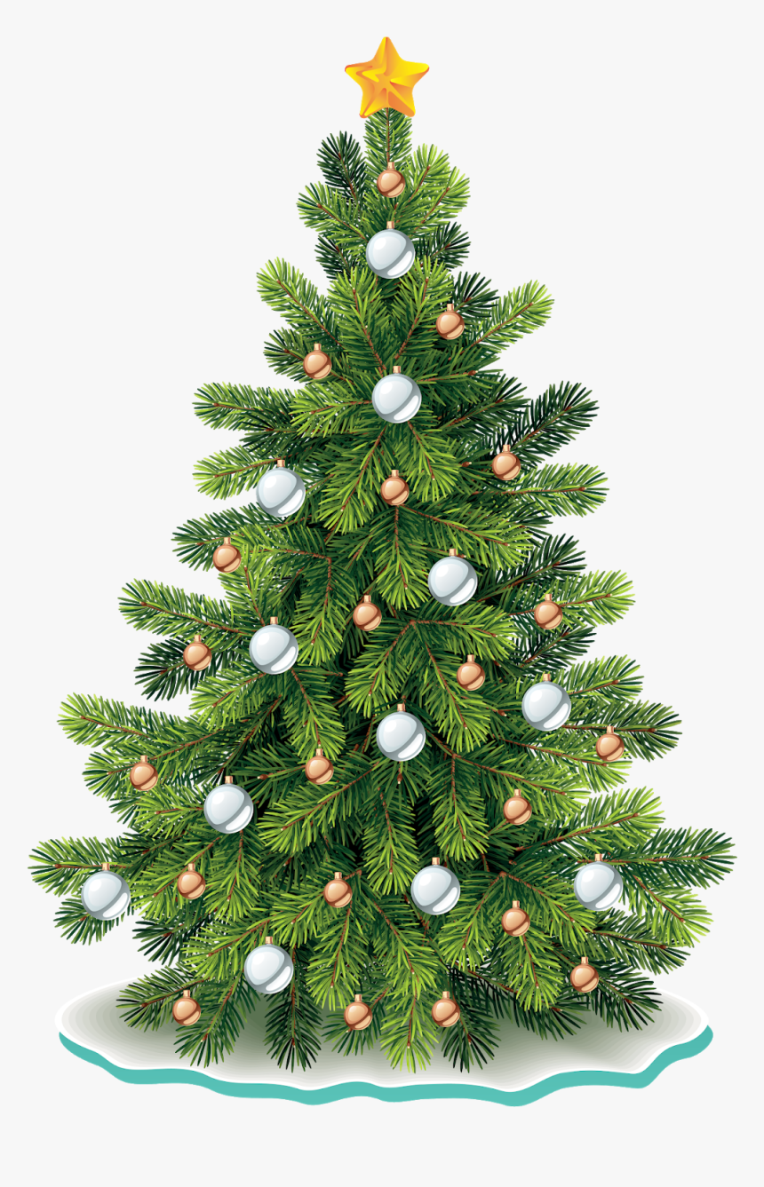 Vector Christmas Tree Png, Transparent Png, Free Download