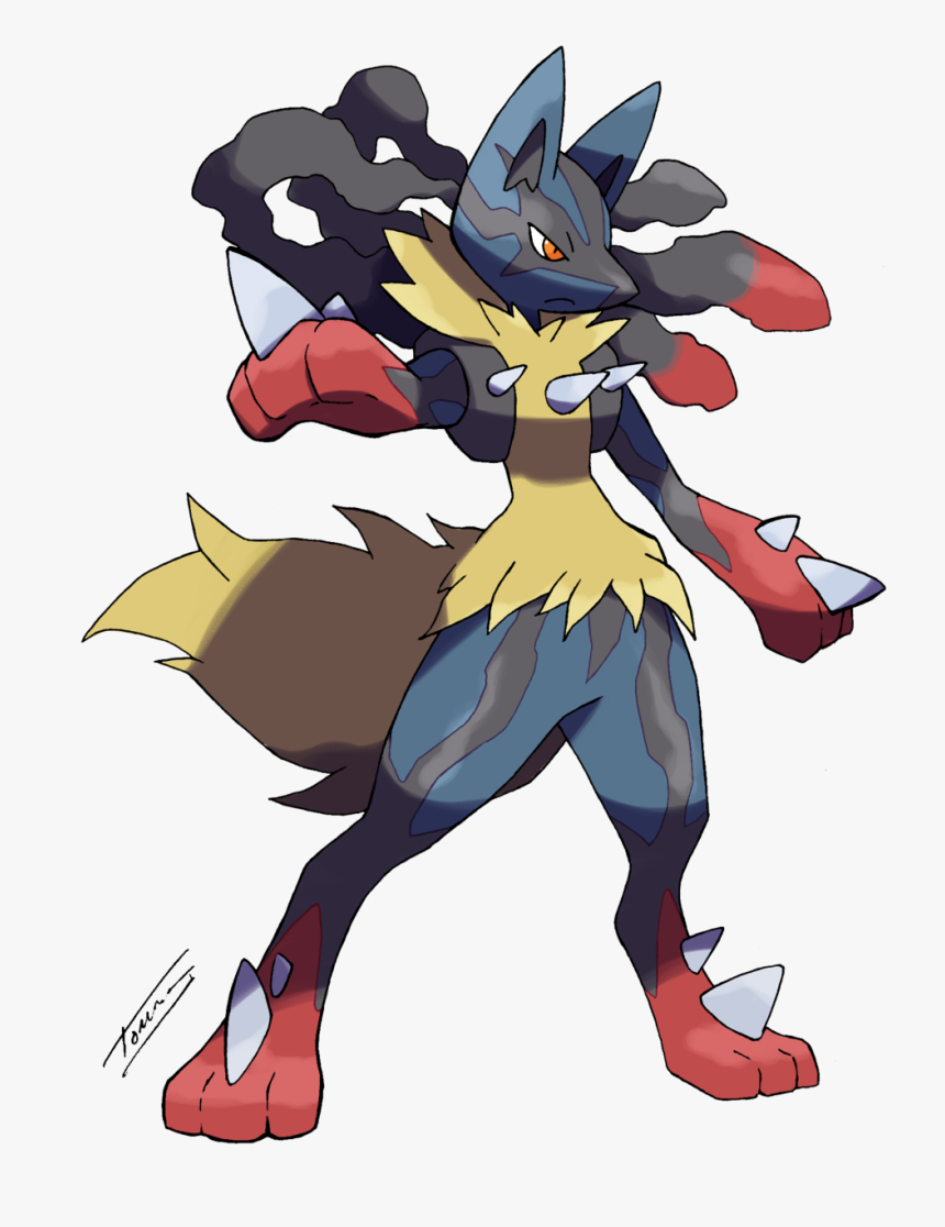 mega lucario teddy