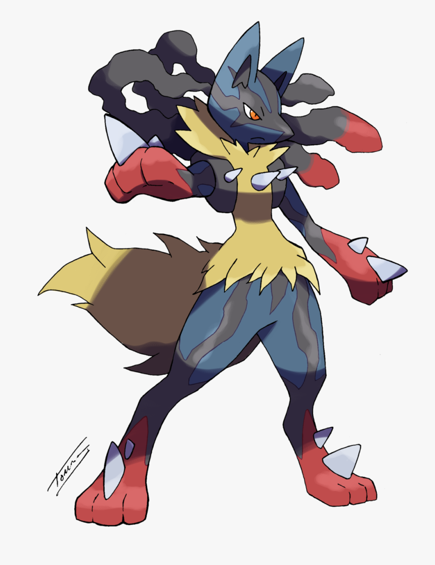 Pokemon Mega Lucario Png, Transparent Png, Free Download