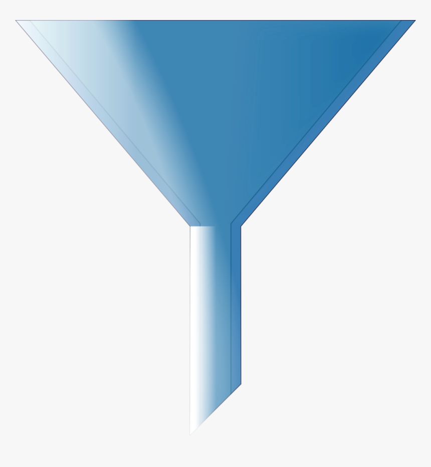 Funnel, Blue, Cone, Cipher - Powerpoint Clip Art Funnel, HD Png Download, Free Download