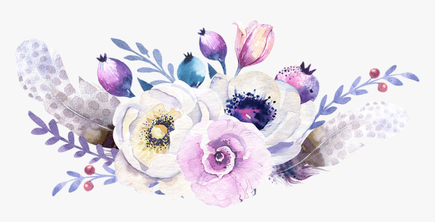 Image Result For Mothers Day - Purple Roses Watercolor, HD Png Download, Free Download