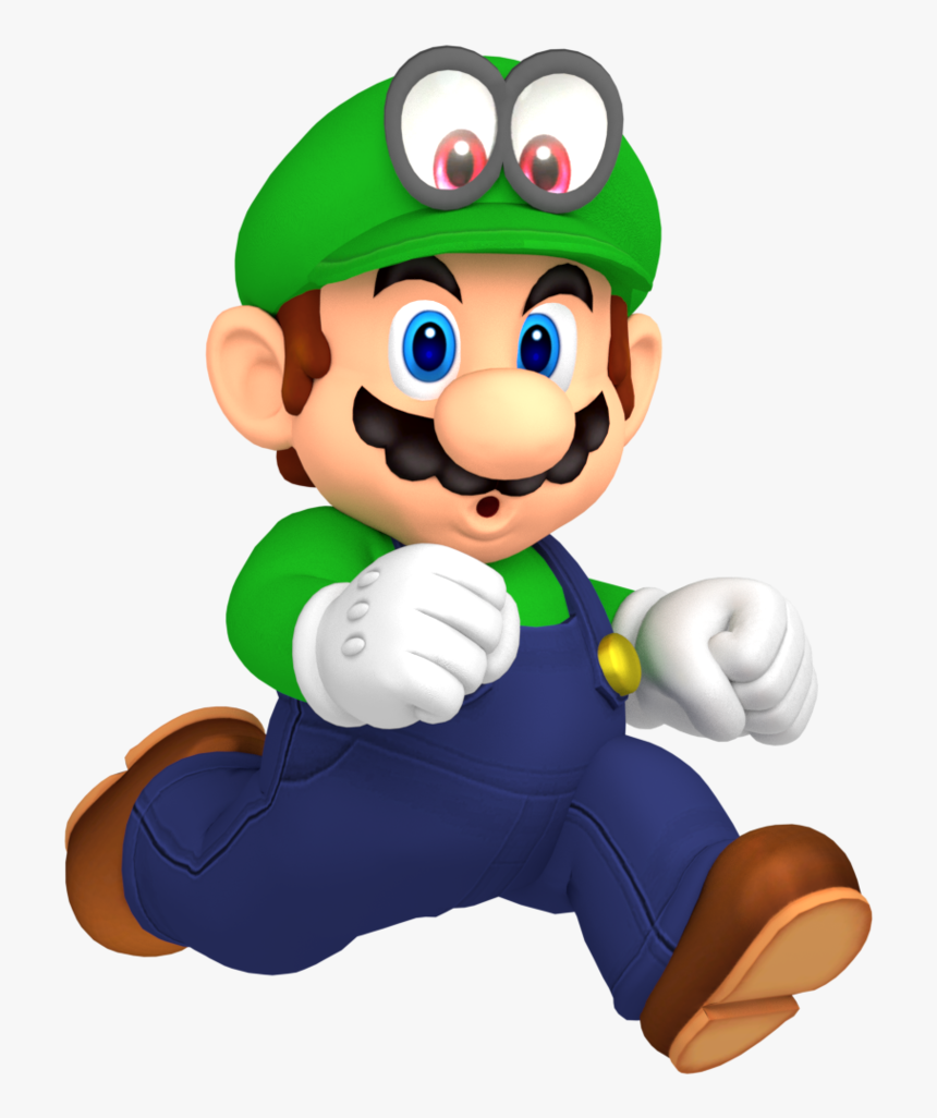 Mario Luigi Png - Luigi Costume Mario Odyssey, Transparent Png, Free Download