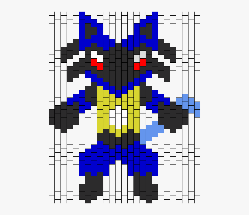 Lucario Bead Pattern - Good Perler Bead Pokemon Patterns, HD Png Download, Free Download