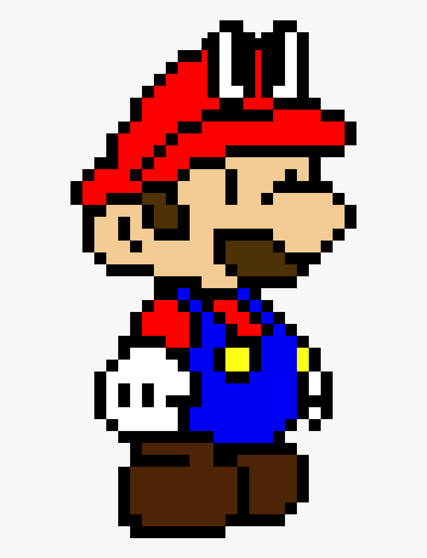 Paper Mario Pixel Art, HD Png Download, Free Download