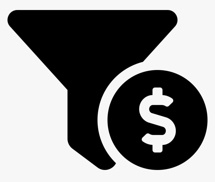 Funnel Dollar Icon, HD Png Download, Free Download