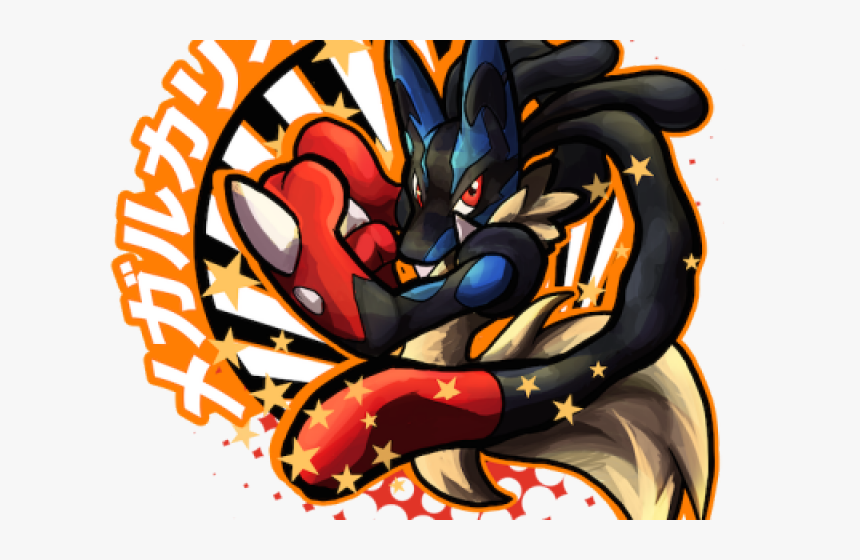 Pokemon Clipart Mega Lucario - Illustration, HD Png Download, Free Download