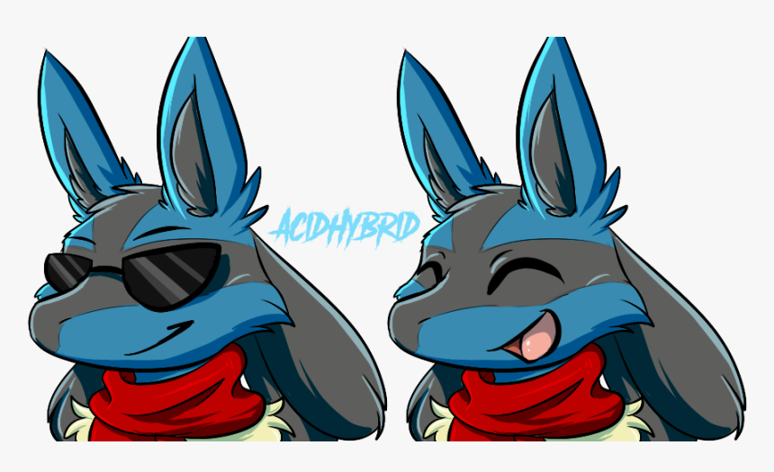 Lucario Emotes - Cartoon, HD Png Download, Free Download