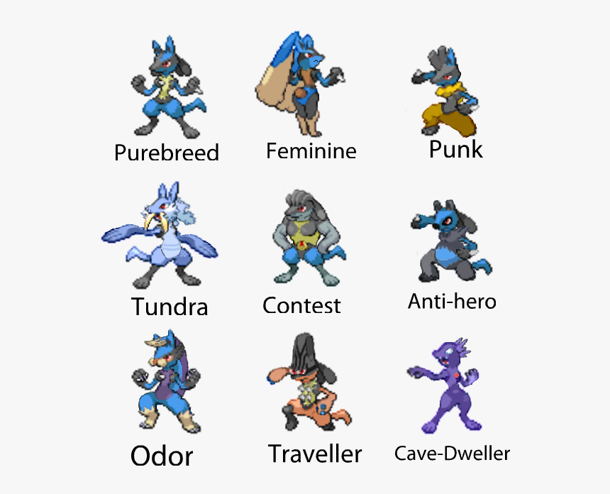 Pokemon Alola Lucario , Png Download - Cartoon, Transparent Png, Free Download