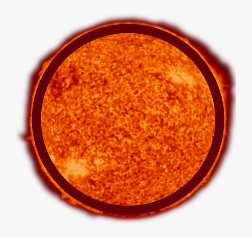 Orange,circle,solar Eclipse - Red Sun, HD Png Download, Free Download