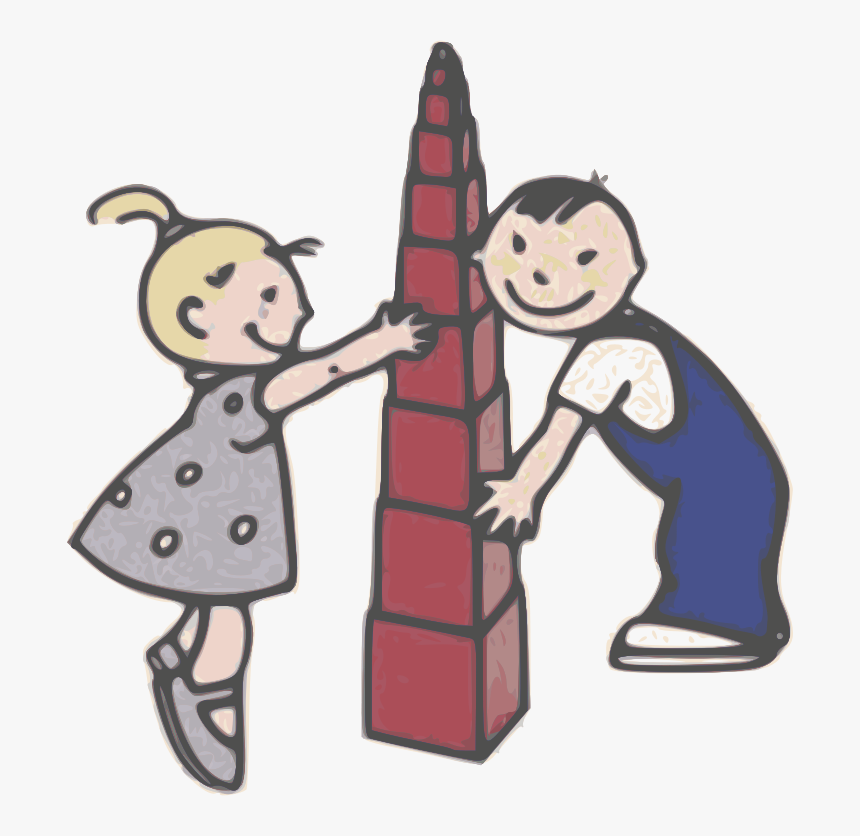 Kids Play With Tower - Day Care, HD Png Download, Free Download
