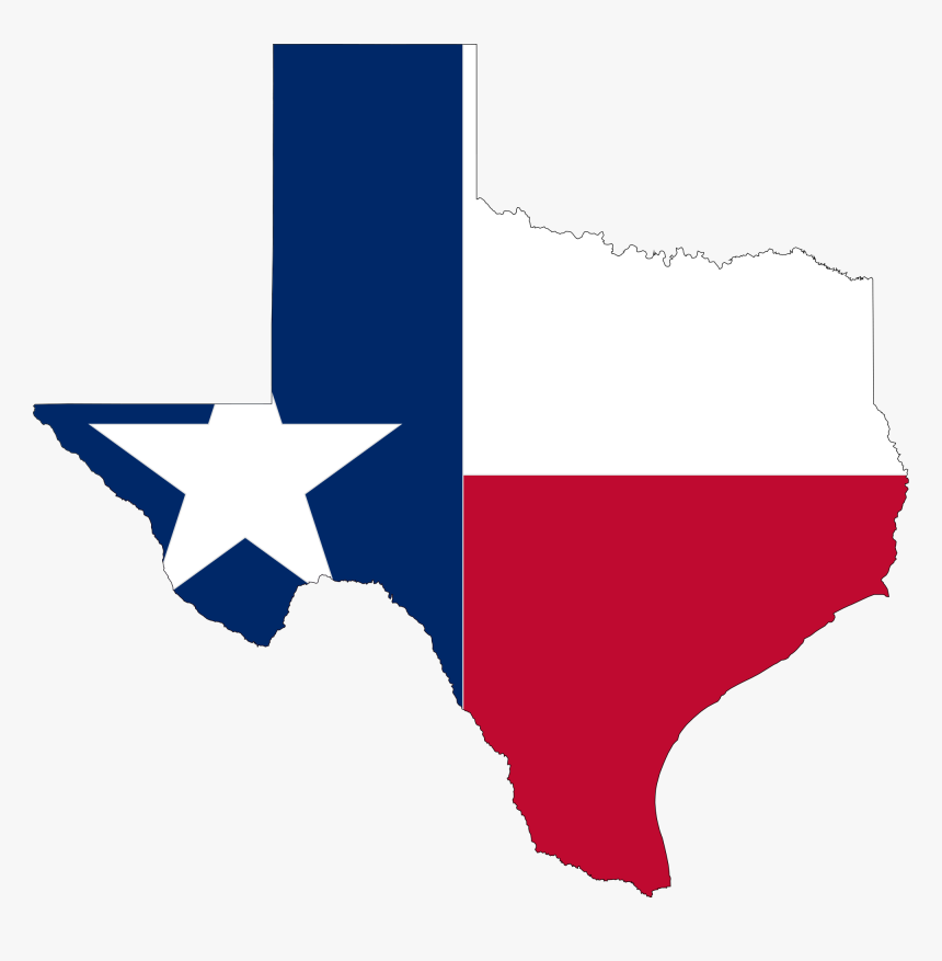 Texas Flag State Shape, HD Png Download, Free Download