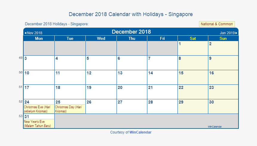 December 2018 Calendar Singapore With Holidays May 2019 Calendar With Holiday Singapore Hd Png Download Kindpng