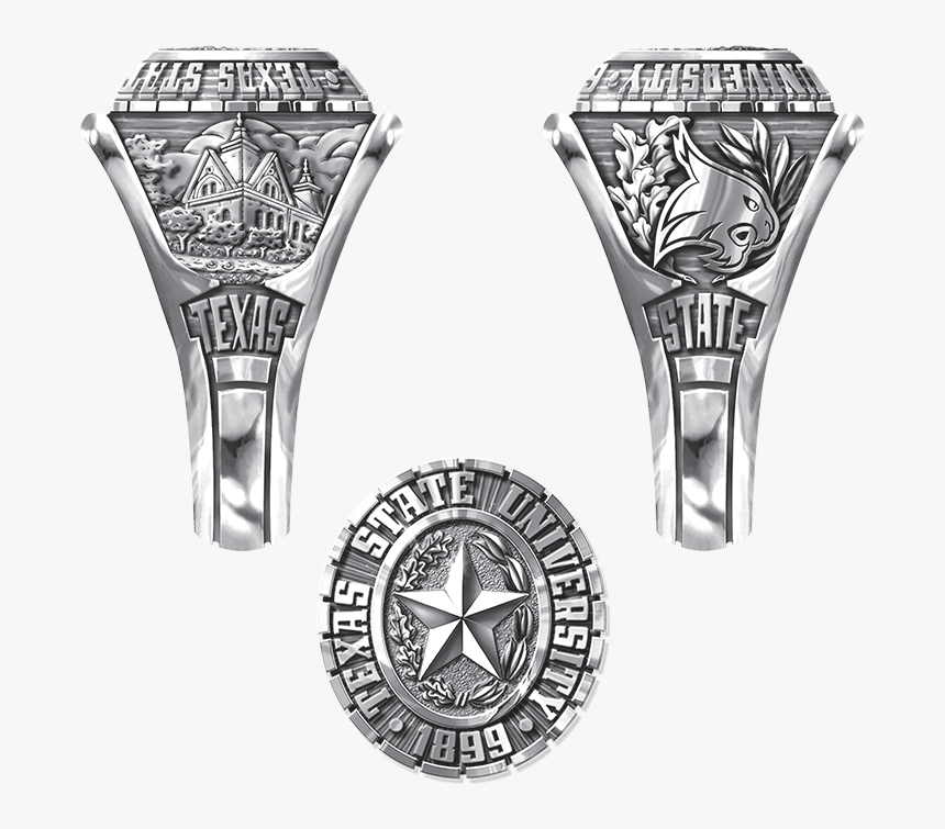 Transparent Texas State University Png - Texas State Class Ring Balfour, Png Download, Free Download