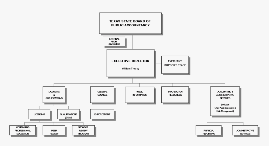 Tsbpa Organization Chart - Texas State Agencies Chart, HD Png Download, Free Download