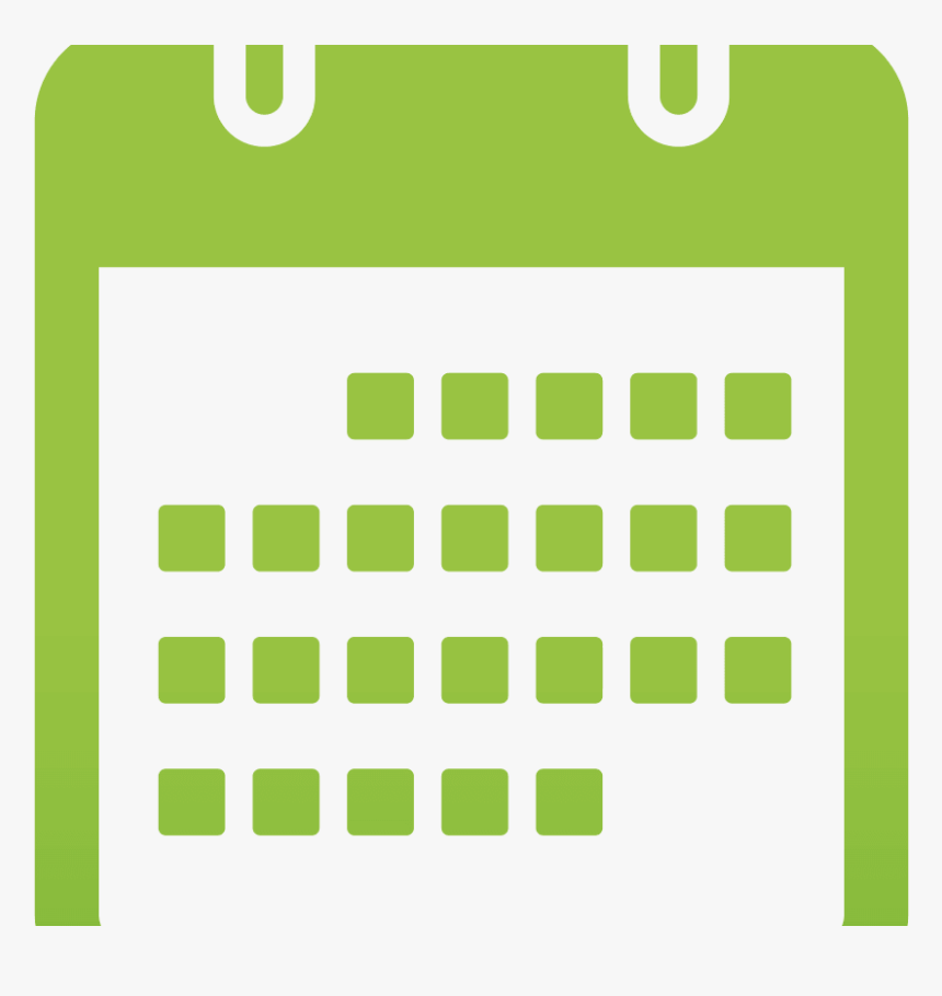 Green Calendar Icon Png, Transparent Png, Free Download