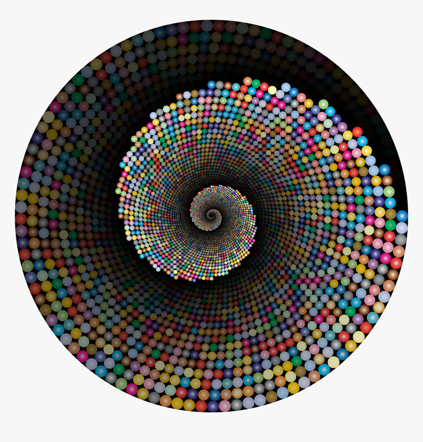 Plate,art,colorfulness - Swirling Circles, HD Png Download, Free Download