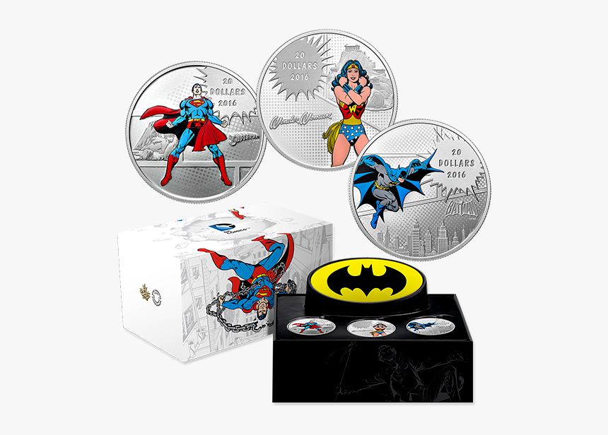 Dc Comics Coins 2016, HD Png Download, Free Download