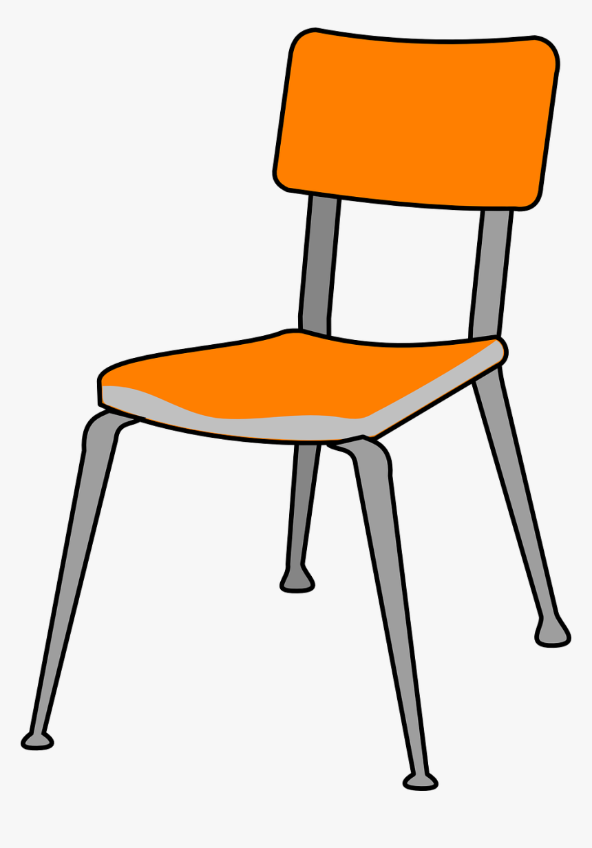 Chair, Plastic, Furniture, Isolated, Contemporary - Chair Clipart, HD Png Download, Free Download