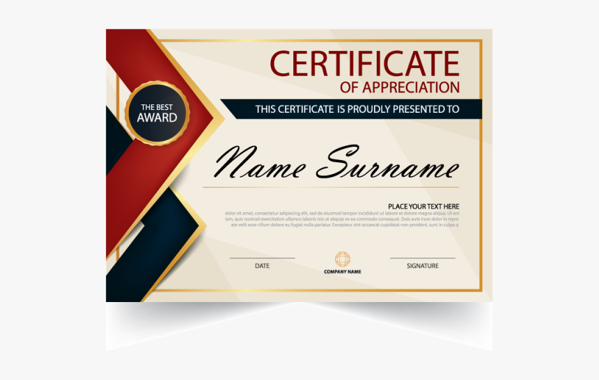 Certificate Background Design Png, Transparent Png, Free Download